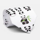 Zoek naar zwarte witte panda stropdassen Natuur