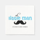 Zoek naar man snor servetten Baby shower