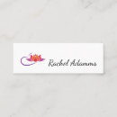 Zoek naar paarse lotusbloem visitekaartjes Meditatie