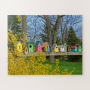 Zoek naar vogelhuis puzzels Lente