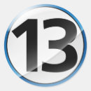 Zoek naar nummer 13 stickers Team