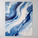 Zoek naar diep blauw posters Blauw en wit