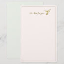 Zoek naar kolibrie briefpapier Goud