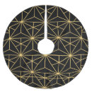 Zoek naar zwart kerstboom kleden Geometrisch
