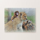 Zoek naar aap puzzels Wilde dieren