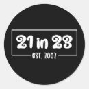 Zoek naar 21 jaar oud stickers Modern