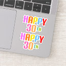 Zoek naar jaar oude stickers 30e verjaardag