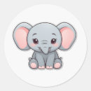 Zoek naar kawaii olifant stickers Olifanten
