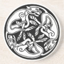 Zoek naar keltisch onderzetters Zwart