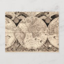 Zoek naar vintage wereldkaart briefkaarten Geografie
