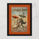 Zoek naar luchtschip briefkaarten Steampunk