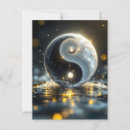 Zoek naar yin yang briefkaarten Zwart wit