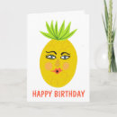 Zoek naar ananas verjaardagskaarten Kleurrijk