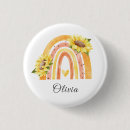 Zoek naar regenboog buttons Meisje