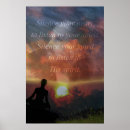 Zoek naar stilte posters Religieus