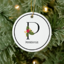 Zoek naar monogram p ornamenten Kerstmis