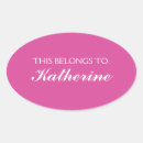 Zoek naar ovale stickers Roze
