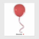 Zoek naar rode ballon stickers Elk persoon