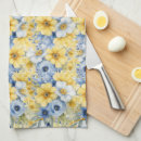 Zoek naar geel blauw keuken handdoeken Bloemen