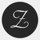 Zoek naar monogram huwelijk stickers Zwart