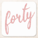 Zoek naar veertigste onderzetters Glitter