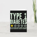 Zoek naar diabetes kaarten Type 1 diabetes