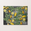 Zoek naar citrusvrucht puzzels Geel