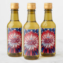 Zoek naar vuurwerk etiketten Rood wit en blauw