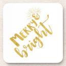 Zoek naar typografie onderzetters Goud