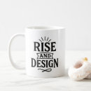 Zoek naar rise mokken Typografie