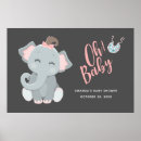 Zoek naar olifants baby shower posters Roze