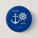 Zoek naar zeilboot buttons Kapitein