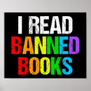 Zoek naar verboden posters Ik lees verboden boeken
