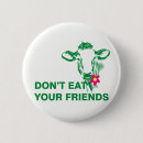 Zoek naar veganisme buttons Vegetariër