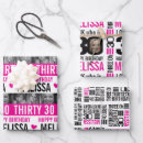 Zoek naar 30 jaar oud cadeaupapier Zwart