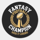 Zoek naar kampioenen stickers Voor hem