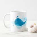 Zoek naar blauwe vinvis mokken Ocean