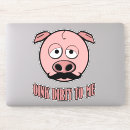 Zoek naar varken stickers Humor