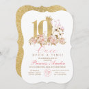 Zoek naar little princess uitnodigingen Goudglitter