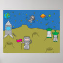 Zoek naar raketten posters Jongen