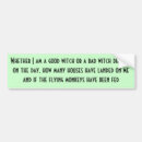 Zoek naar heks bumperstickers Vliegen