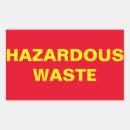 Zoek naar gevaarlijk stickers Afval