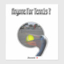 Zoek naar grappig tennis stickers Speler
