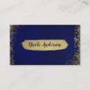 Zoek naar donkerblauw goud visitekaartjes Trendy