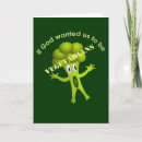 Zoek naar grappige broccoli kaarten Vegetariër