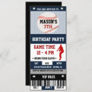 Zoek naar honkbal uitnodigingen Ticket