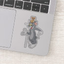 Zoek naar onderkant stickers Tom jerry