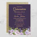 Zoek naar glans uitnodigingen Paars