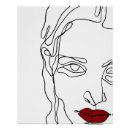 Zoek naar rode lippenstift posters Modern