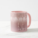 Zoek naar druppels mokken Blush pink